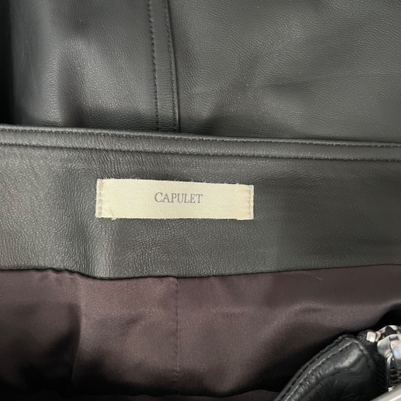 Capulet Stella Moto Skirt in Black - Picture 4 of 7